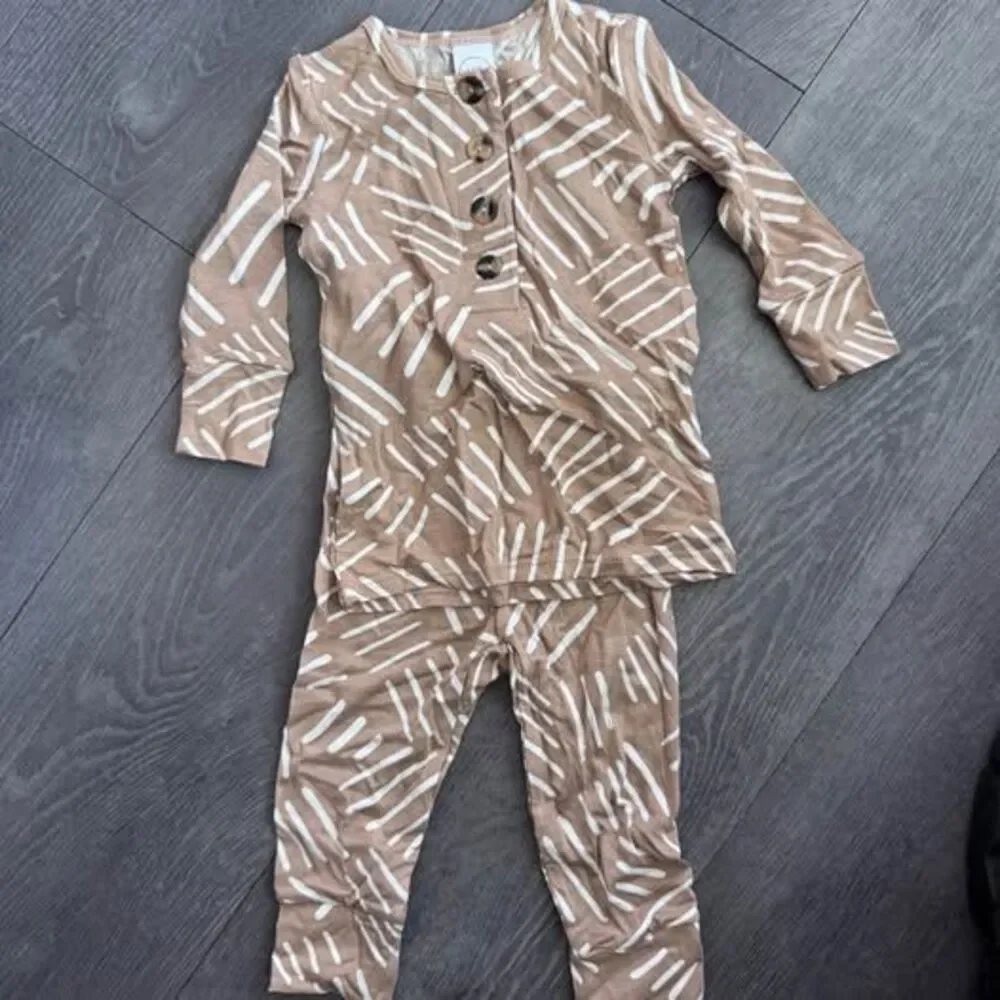 NWOT Lou Lou Pajama Set 3-6 Months